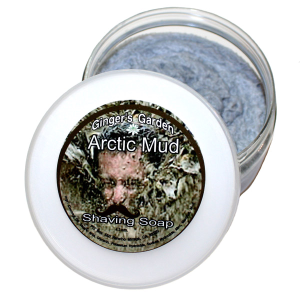 Arctic Mud Clay Menthol Natural Shaving Soap